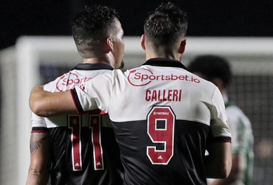 Luciano e Calleri, atacantes do São Paulo