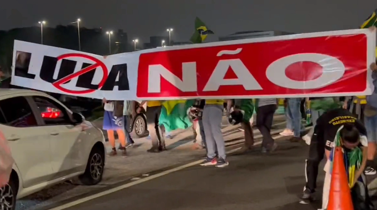 Manifestação na Marginal Tietê