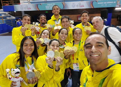 Marco Vasconcelos e seleção brasileira de Badminton