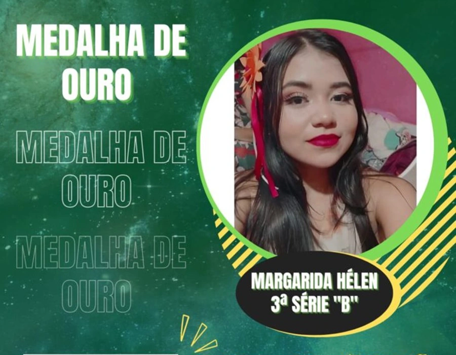 Margarida Hélen ganhou premiação da Olimpíada Brasileira de Astronomia e Astronáutica