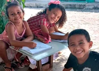 Maria Eloá, Ayla e Francisco Aylan