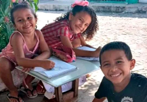 Maria Eloá, Ayla e Francisco Aylan