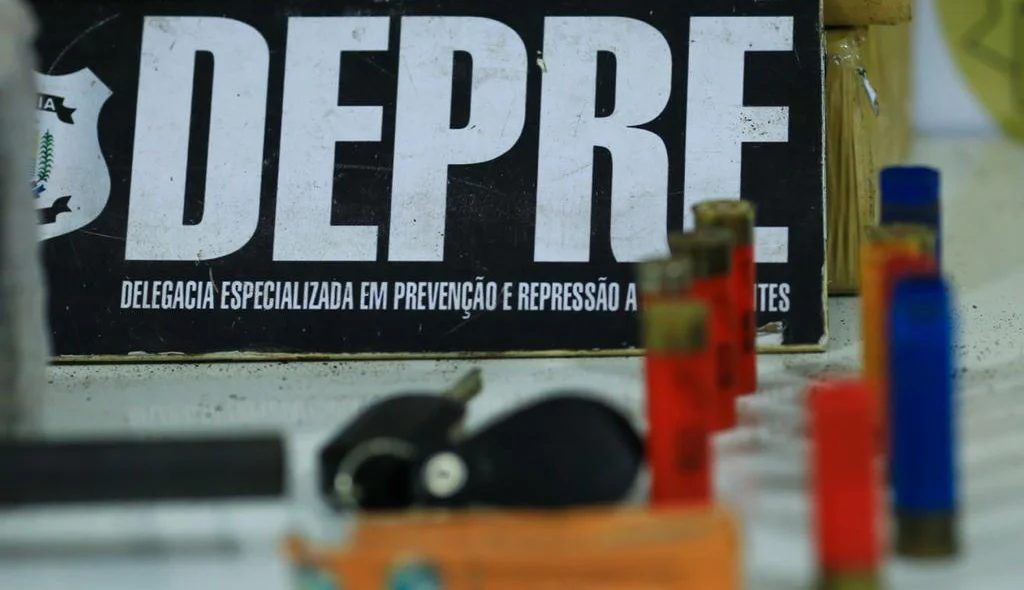 Material apreendido pela DEPRE