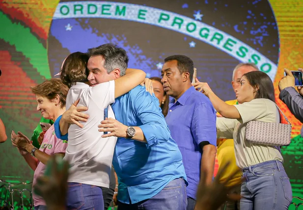 Michelle Bolsonaro e Ciro Nogueira
