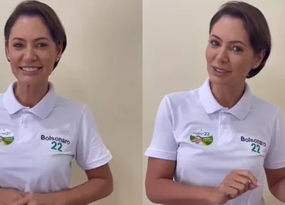 Michelle Bolsonaro aparece em vídeo mandando recado para os piauienses