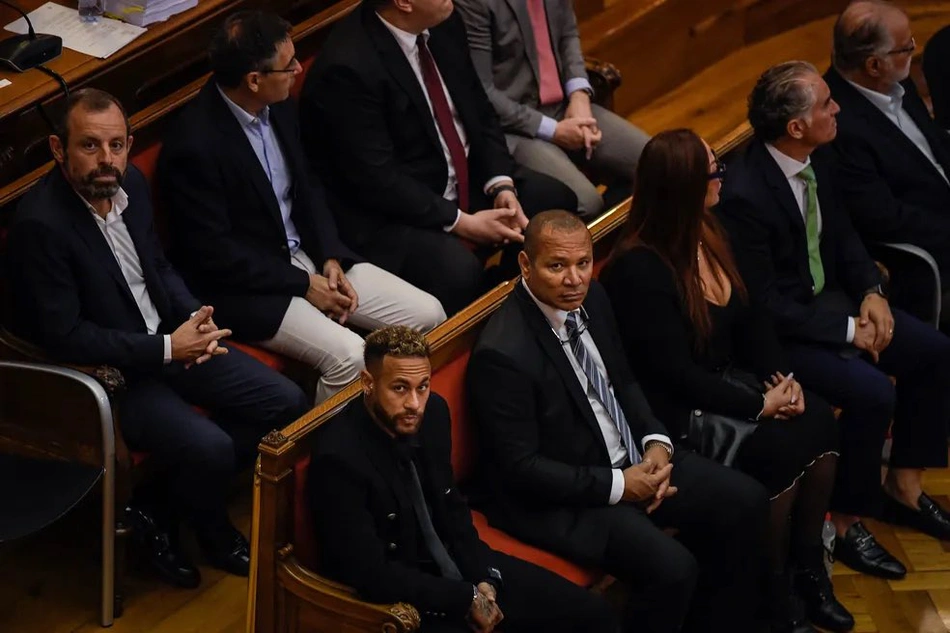 Neymar em julgamento na Espanha