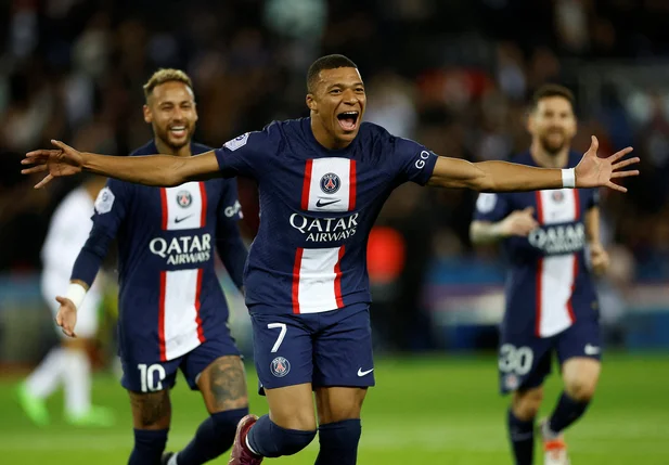Neymar, Messi e Mbappé