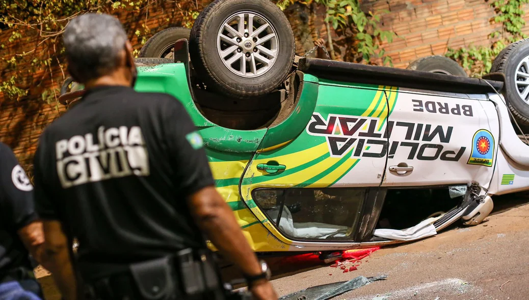O acidente ocorreu após ultrapassagem