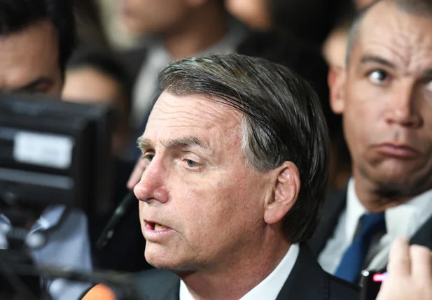 O candidato a presidente, Jair Bolsonaro