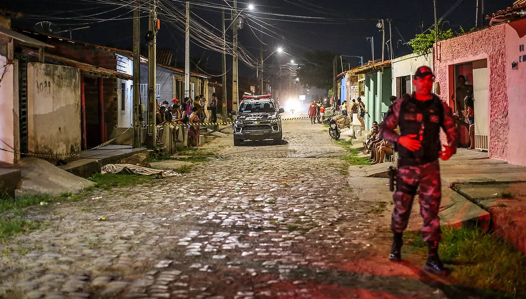 O crime aconteceu no início da noite