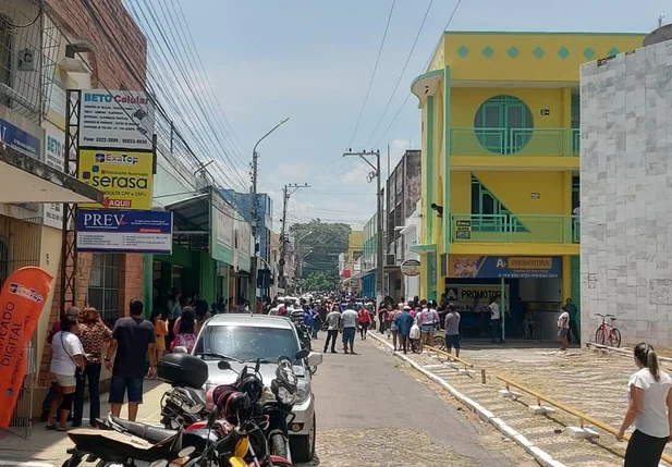 Ocorrência aconteceu no centro de Parnaíba