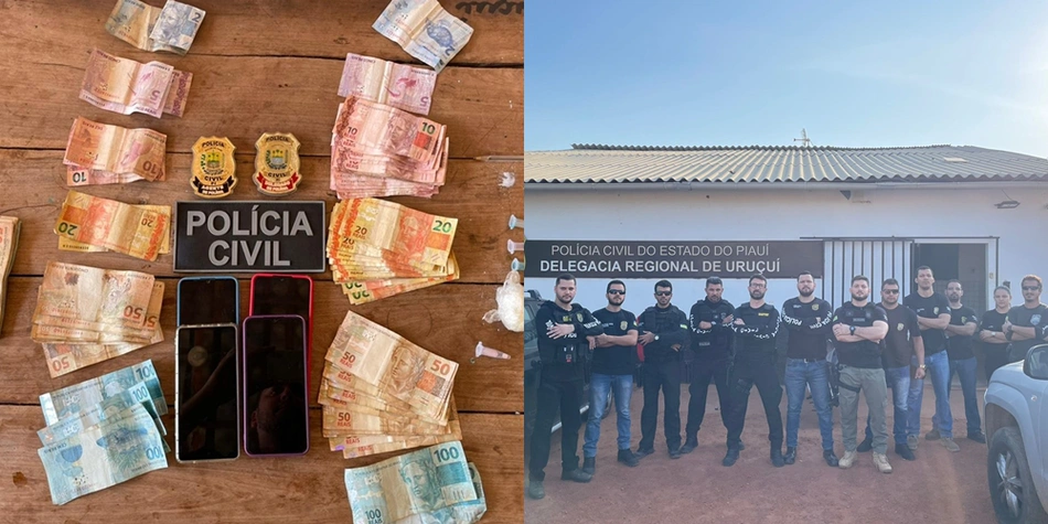Polícia Civil cumpre mandados contra o tráfico interestadual no Piauí