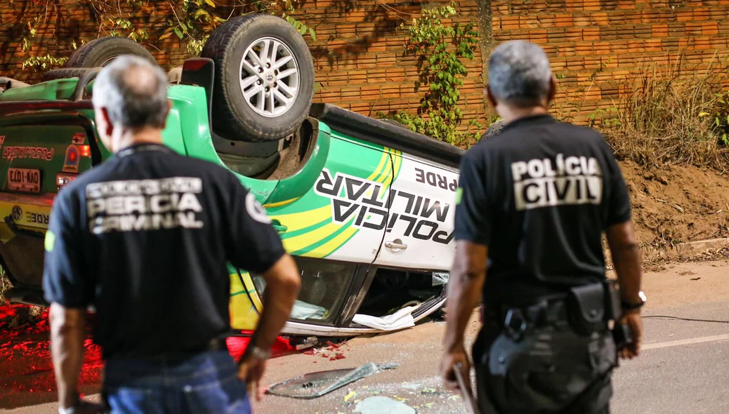 Polícia Civil foi ao local