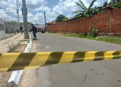 Polícia Civil isolou o local do crime