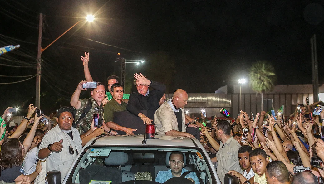Presidente da República chegando em Teresina