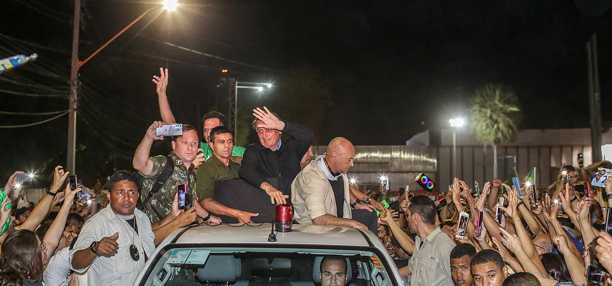 Presidente da República chegando em Teresina