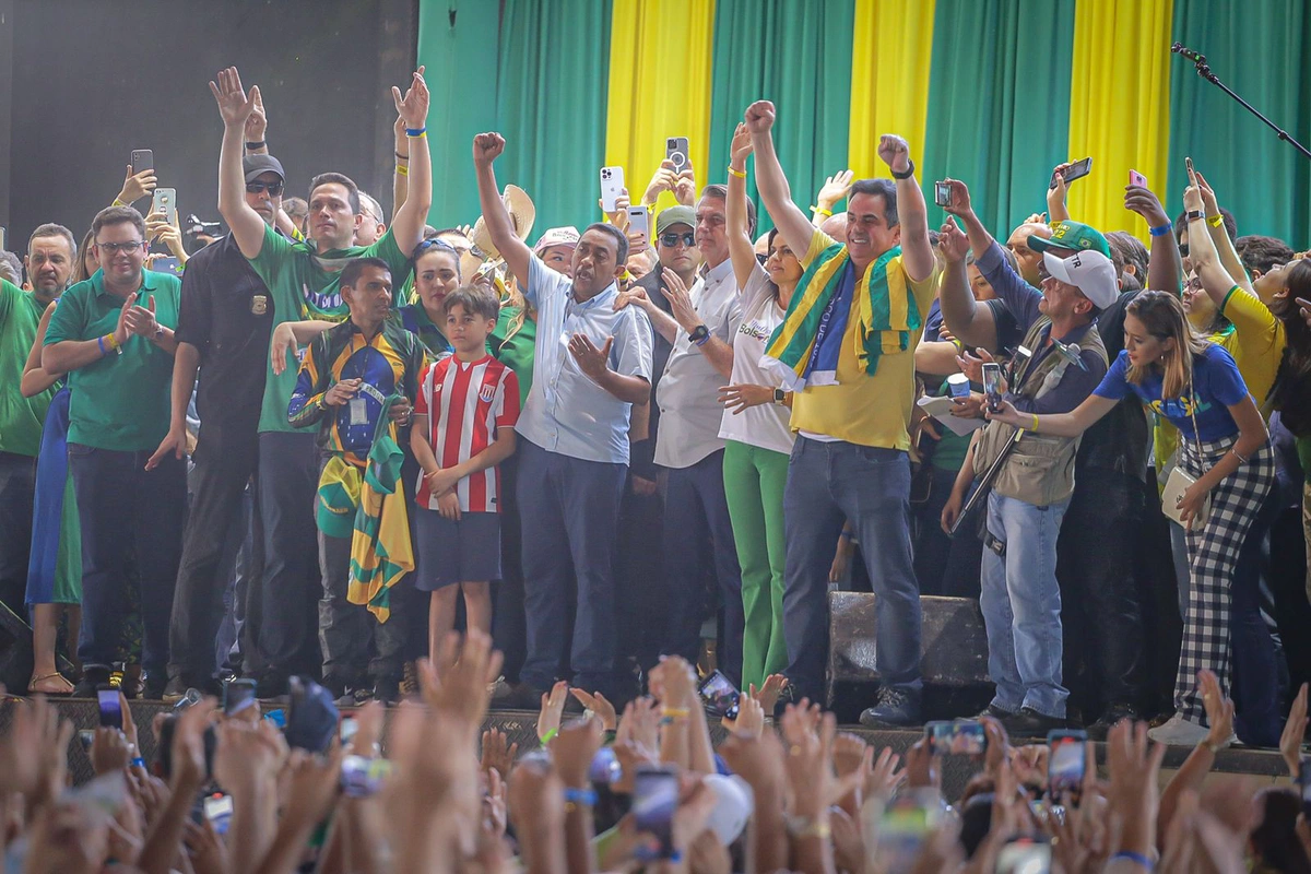 Presidente da República no palanque