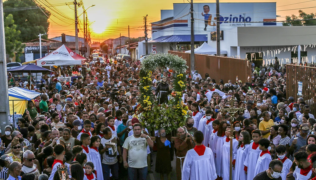 Procissão de São Francisco de Assis no Dirceu