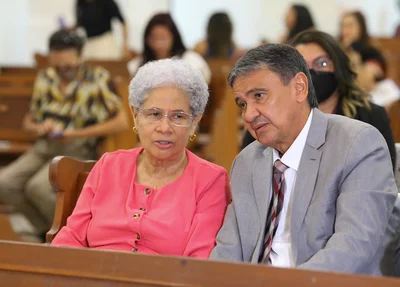 Regina Sousa e Wellington Dias