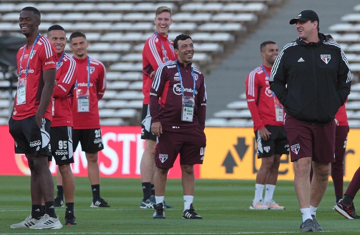 São Paulo em preparação para a final da Sul-Americana