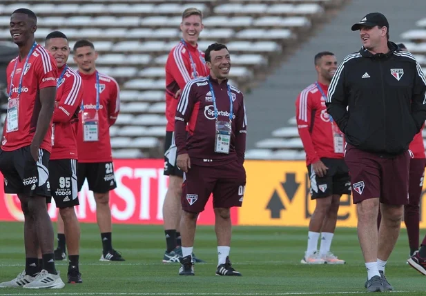 São Paulo em preparação para a final da Sul-Americana