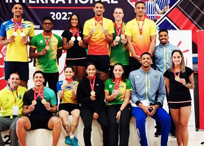 Seleção Brasileira de badminton no Peru Internacional Series 2022