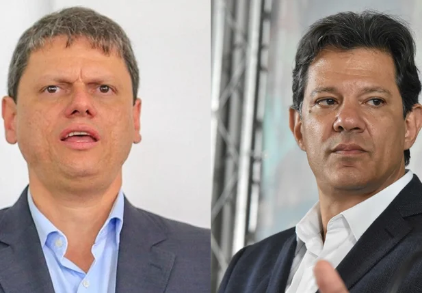 Tarcísio de Freitas e Fernando Haddad
