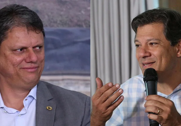 Tarcísio de Freitas e Fernando Haddad