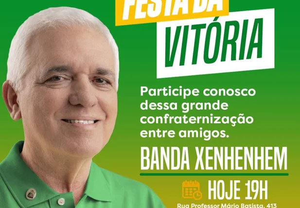 Themístocles celebra eleição hoje em Teresina