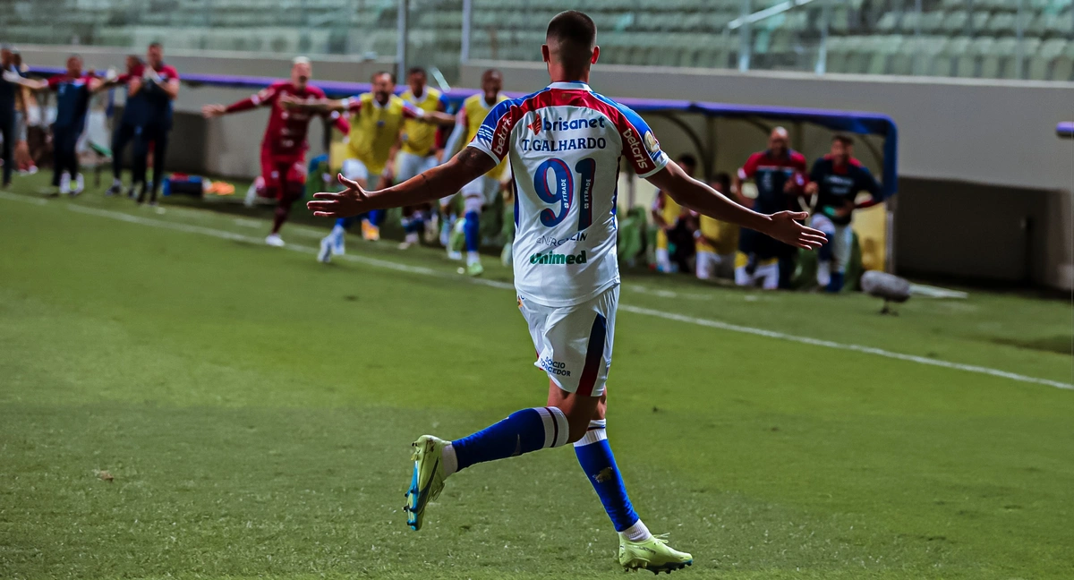 Thiago Galhardo, atacante do Fortaleza