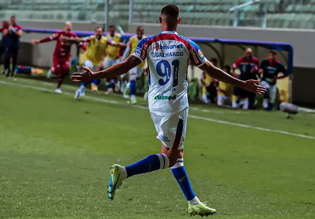 Thiago Galhardo, atacante do Fortaleza