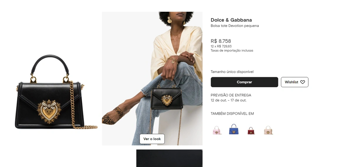 Valor da bolsa