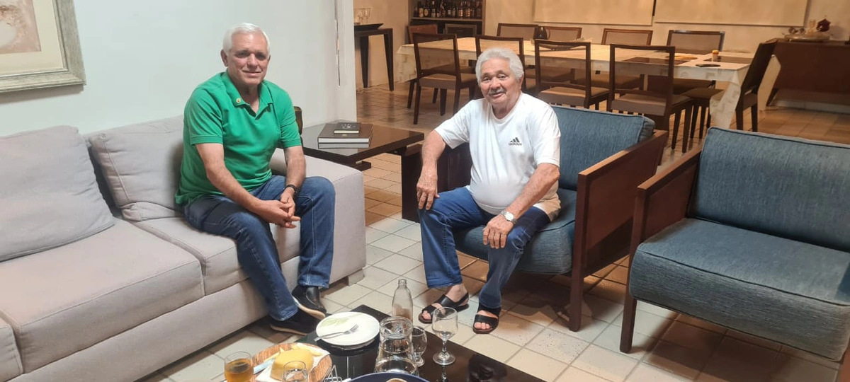 Vice-governador eleito Themístocles Filho visita Elmano Férrer