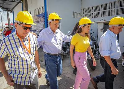 Visita à reforma do Mercado do Peixe em Teresina