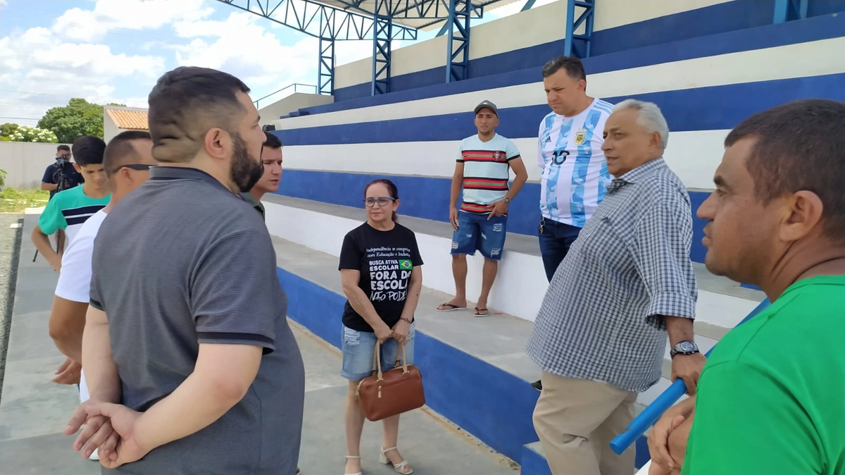 Vistoria no Estádio Municipal de Pedro II