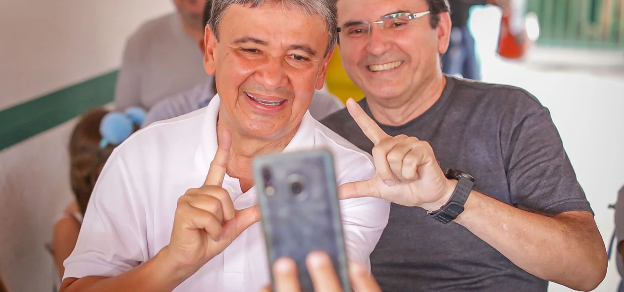 Wellington Dias fala com a imprensa
