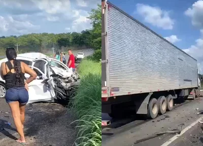 Acidente deixa uma pessa morta na BR 343