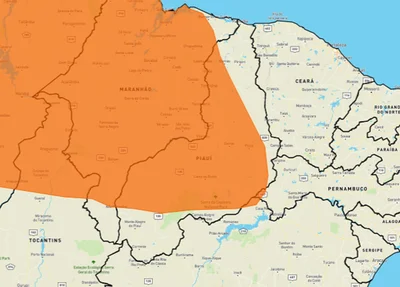 Alerta para chuvas intensas no Piauí