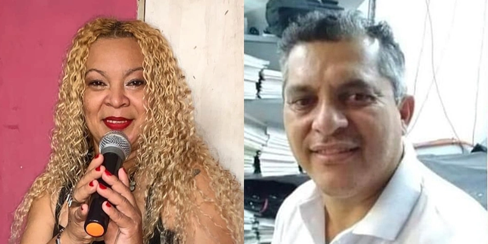 Aristela Vasconcelos e Eduardo Isaías, vítimas do acidente