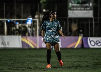 Maria Maciel, atleta da seleção feminina do Piauí no Favelão