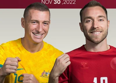 Austrália e Dinamarca jogam por uma vaga nas oitavas da Copa 2022