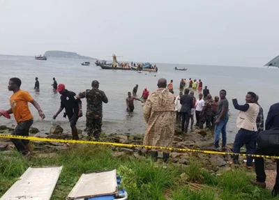 Avião cai em lago na Tanzânia