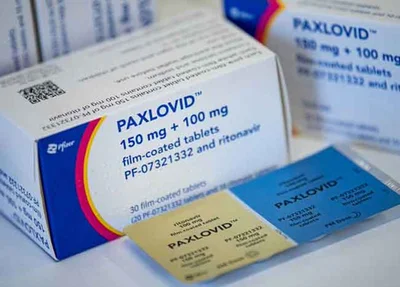Caixa de Paxlovid