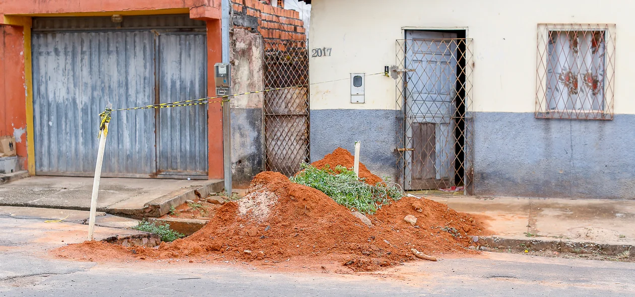 Casas dos moradores que fizeram a denúncia