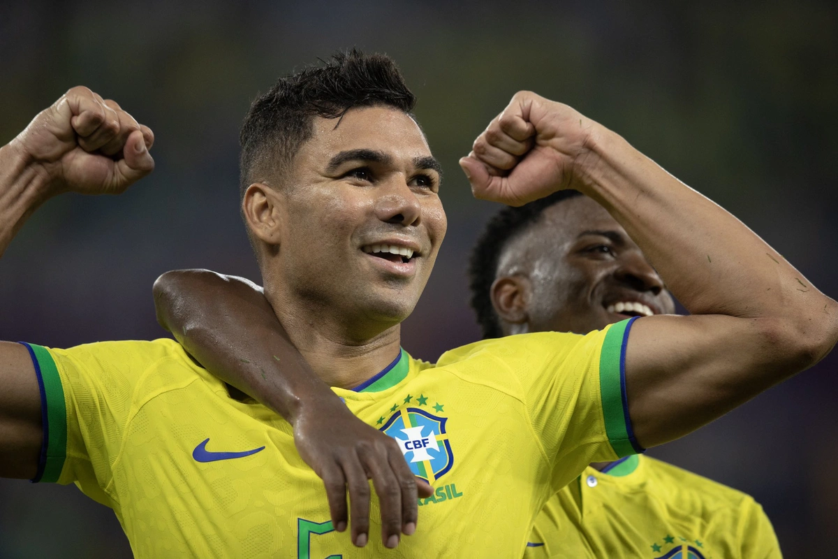Casemiro marcou o gol brasileiro contra a Suíça