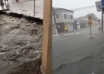 Chuva que atingiu Floriano