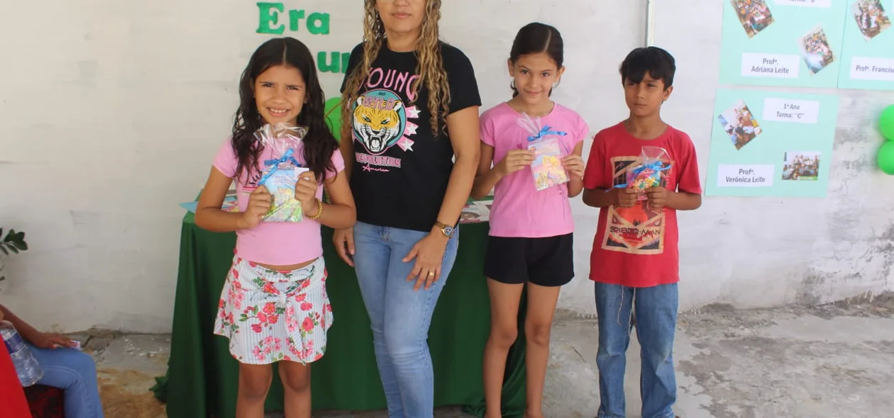 Crianças realizaram diversas atividades no projeto de literatura