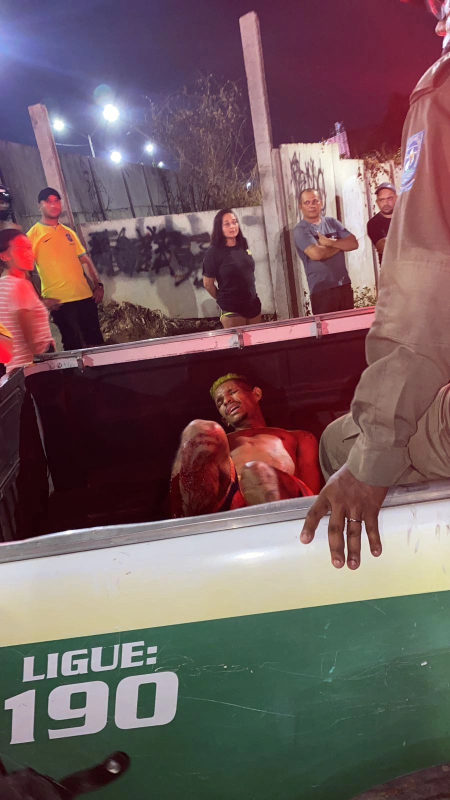 Criminoso foi baleado