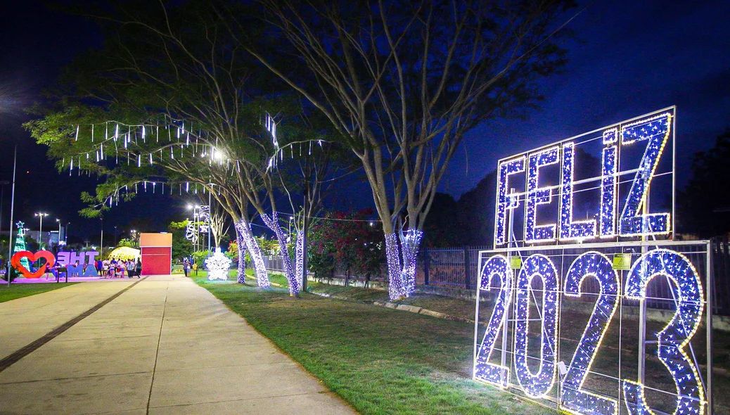 Decoração natalina em Teresina