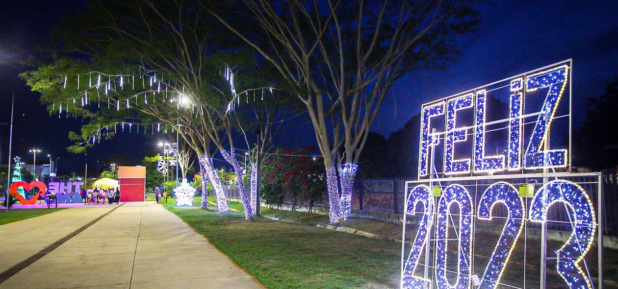 Decoração natalina em Teresina